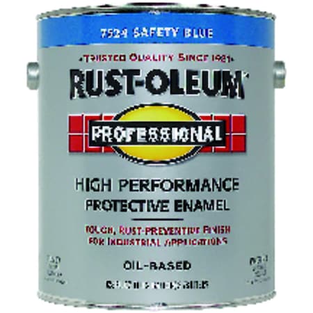 Rust-Oleum Interior/Exterior Paint, Safety Blue, 1 gal K7725-402